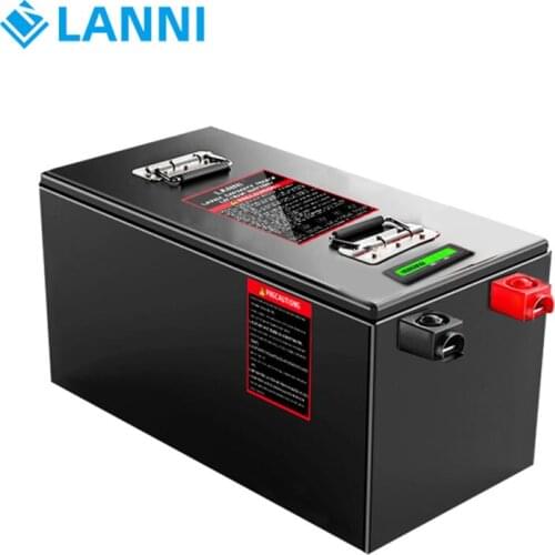 LiFePO4 Battery Pack RVV 48V 50AH Lithium Iron Phosphate Bluetooth Rechargeable Battery