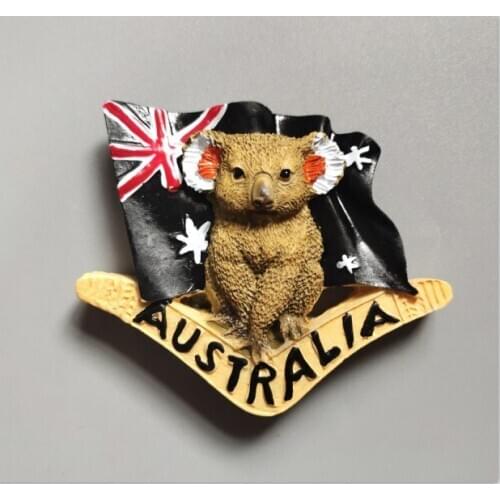 Australia Flag Koala World Tourism Souvenirs 3D Creative Tourism Magnets for Refrigerators for home kitchen decoration
