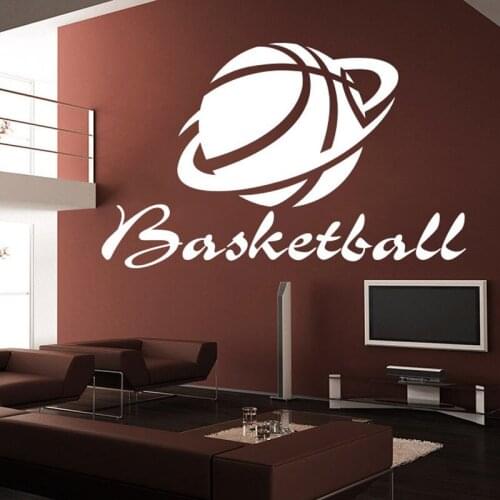 Basketball Wall Decal Sports Vinyl Wall Stickers for Kids Rooms Boys Bedroom Wall Art Poster Home Design Wall Decor Murals A278