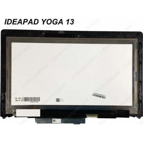 For Lenovo Ideapad Yoga 13 20175 LP133WD2 SLB1 LCD Display Touch Screen Digitizer with frame led panel bezel FRU 04W3519
