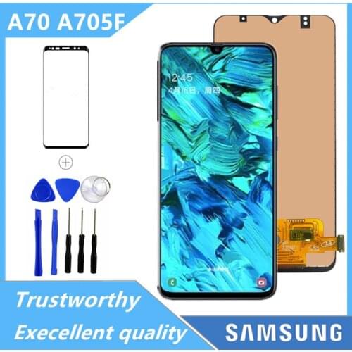 Original For Samsung Galaxy A70 A705 A705F SM-A705F INCELL Touch Screen LCD Display Digitizer Assembly 100% Tested