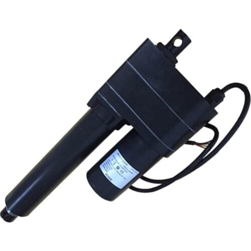 Brush motor electric cylinder 12V flat linear actuator rotational