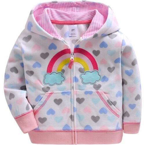 Baby Toddler Kid Tops Coat Long sleeves Boys Girls 2020 Warm Fleece Hooded Coats Infant Kids Winter Outerwear 1-3Years