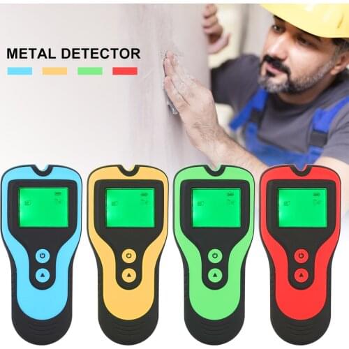 3 in 1 Metal Detector AC Voltage Live Cable Wire Wood Pipe Finder Stud Locator Wall Scanner Detector with Audio Alarm Dropship