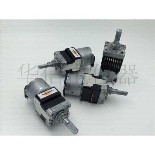 [VK] Japan ALPS RK168 quadruple motor potentiometer 100KBX4 B100K handle length 25MMF 216M switch