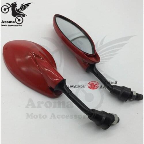 8mm 10mm motorcycle rear view mirror unviersal motorbike rearview mirror for yamaha honda suzuki kawasaki Harley-Davidson Ducati