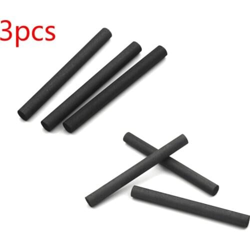 3X 99.9% Graphite Rods Welding Electrode Cylinder Rod Bars Carbon Rod Machine Tools for Light Industry Metallurgy