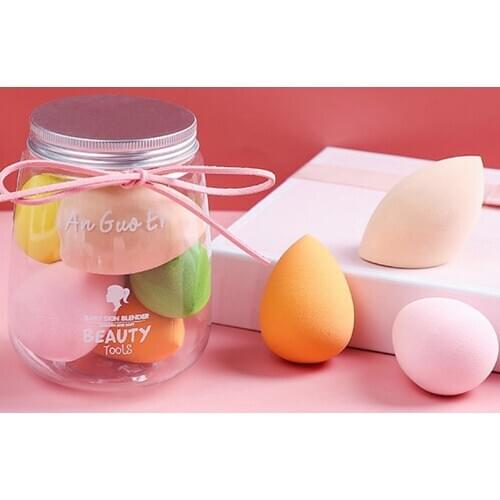 5Pcs Cosmetic Puff Makeup Sponge Set Blender Makeup Tools Beauty Face Foundation Blending for Liquid Cream and Powder New