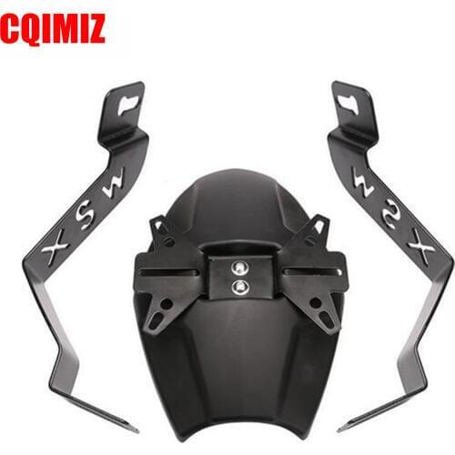 Aluminum Motorcycle Rear Fender With Brackets For Honda MSX 125 Mudguard