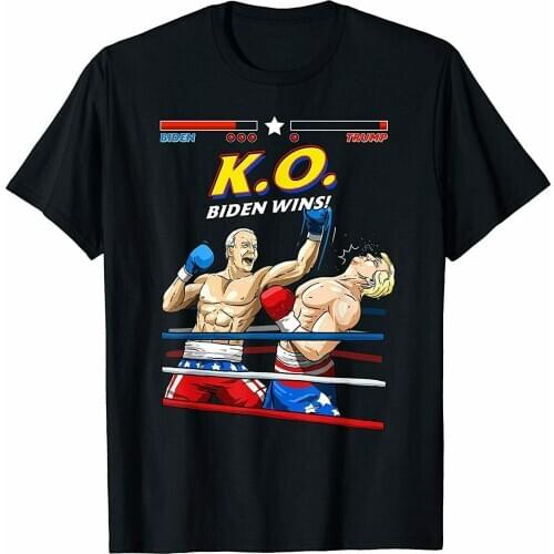 Joe Biden 2020 Vs Trump Ko - Biden Wins 2020 Election Men T-Shirt Short Casual Cotton O-Neck Print harajuku shirt