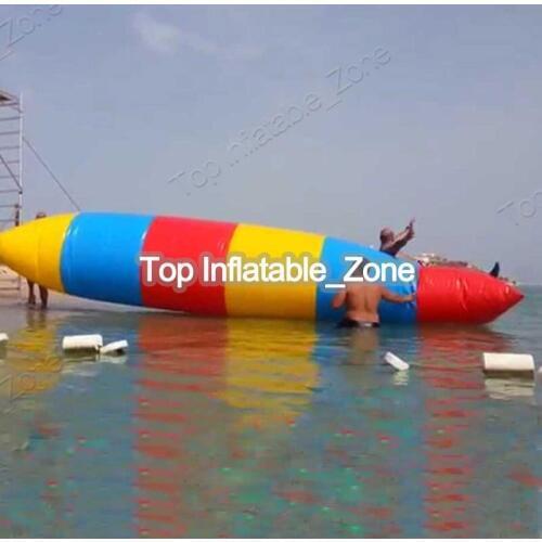 Free Shipping Free Pump Blob Bouncing Bag Inflatable Jumping Bag Size 4*2 M Playing With Water Trampoline Water Park
