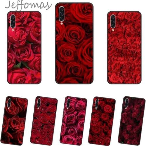 Beautiful red rose Phone Case For Samsung galaxy S 7 8 9 10 20 edge A 6 10 20 30 50 51 70 note 10 plus