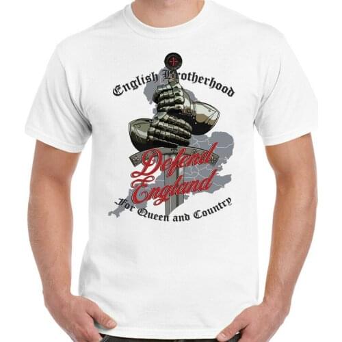 St Georges Day T-Shirt Defend England Knights Templar Crusader Sword Summer Cotton Short Sleeve O-Neck Unisex T Shirt New S-3XL