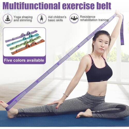 Gymnastics Adult Stretch Band Pilates Band Yoga Stretch Resistance Band Latin Training Stretch Band Loops Yoga Stretch Strap