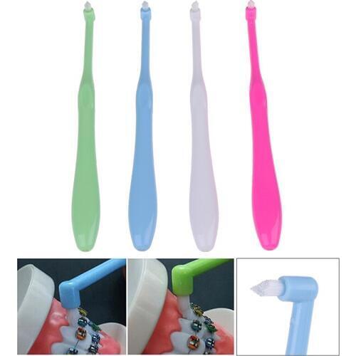 Hot 1Pcs Orthodontic Toothbrush Small Head Soft Hair Correction Teeth Braces Dental Floss Oral hygiene Tooth Care