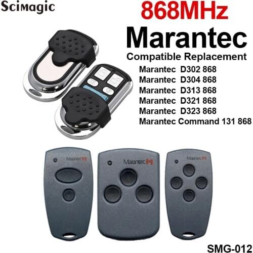 Clone Garage Door Remote Marantec 868 MHz / 433MHz For Digital D302 D304 D313 433 D323 D382 D384 131 868