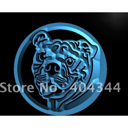 LB659- Bull Dog Pet Display Logo LED Neon Light Sign home decor crafts