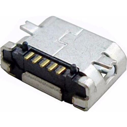 100pcs Copper Tape Micro 5p USB Jack MK5P Connector