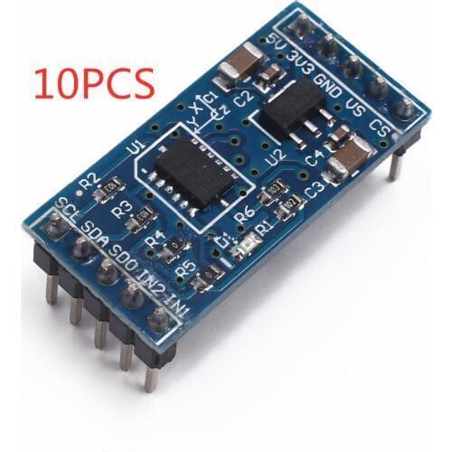 10pcs ADXL345 IIC / SPI digital angle sensor accelerometer module for arduino