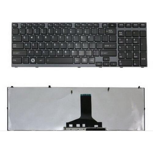 US New Laptop Keyboard For Toshiba Satellite P755 P770 P775 P750 P750D with frame
