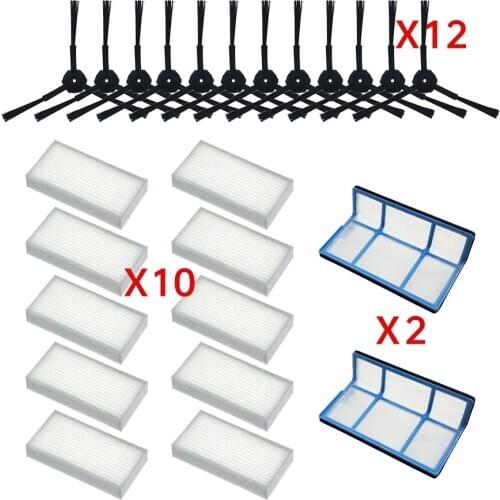 Primary dust Filter side brush Efficient Hepa Filter for ilife v5 v5s V3 V3s v5pro V50 V55 x5 v5s pro robot vacuum cleaner Parts