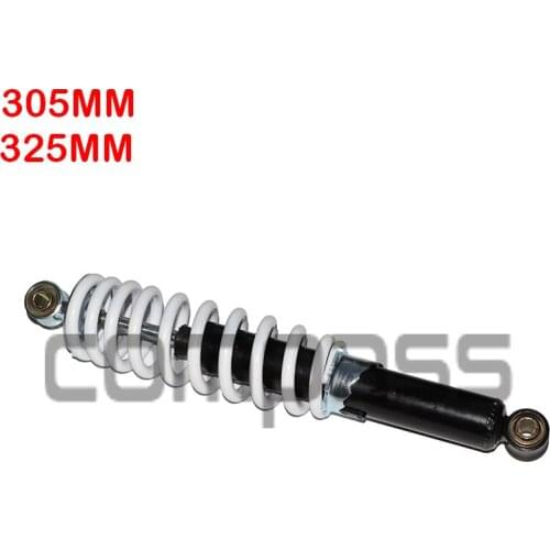 1 Pair Front Shock Absorber Suspension305/325mm Spring Shocker for Moto Bike Quad Dirt Bike ATV Buggy Go Kart Buggy 70cc 110cc