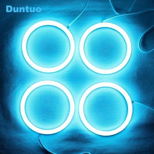 For Lada Priora 2013 Angel Eyes RGB Multi-Color Cotton WIFI Bluetooth Wireless Controller