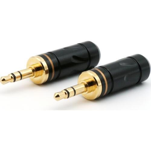 3.5mm earphone plug pure copper pin 3 pole 5pcs