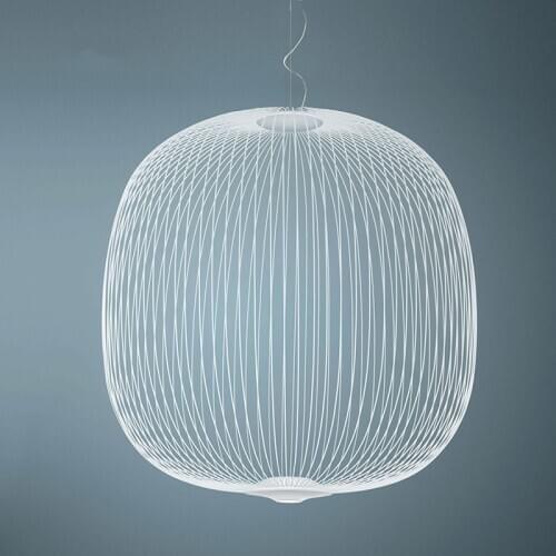 Nordic Pendant Lights Iron Birdcage Hanging Lamp For Living Room Bedroom Dining Room Hotel Bar Decor Loft Luminaire Suspension