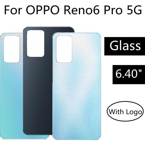 For OPPO Reno6 Pro 5G Battery Back Rear Cover Door Housing For OPPO Reno 6 Pro Battery Back Cover Replacement
