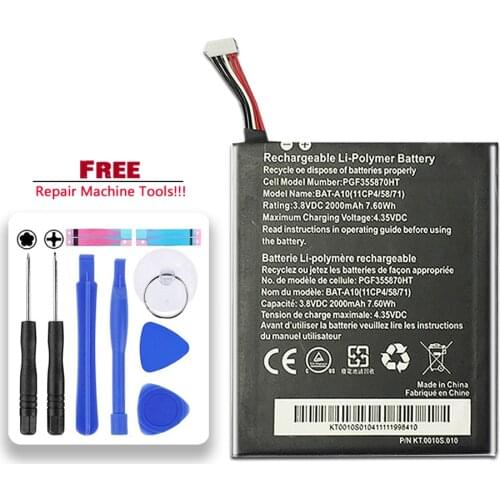 Replacement 2000mAh Cell Phone Battery BAT-A10 For Acer Liquid E3 Z5 V380 E380 Z150 Lithium Polymer Batteries