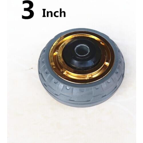 1 Pc 3 Inch Caster Single Wheel Medium Phnom Penh Fiberhome Rubber Wear Resistant Trolley Flat Car