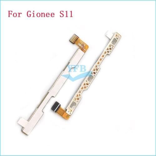 10Pcs For Gionee S11 Power On Off Volume Switch Side Button Key Flex Cable