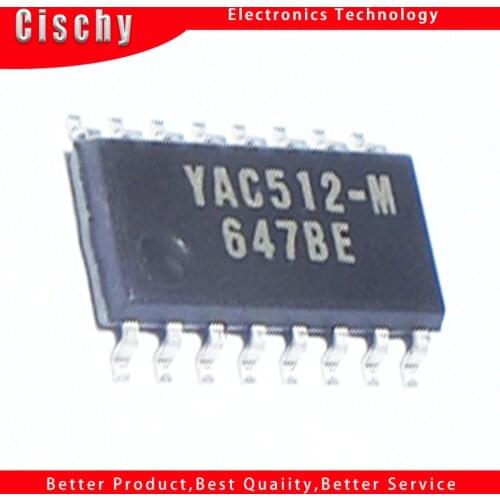 5pcs YAC512-M SOP16 YAC512 SOP SOP-16 5.2MM