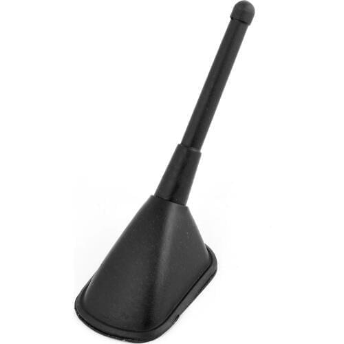 UXCELL 9-17cm Length Adhesive Base Black Plastic Auto Car Aerial Decorative Dummy Antenna