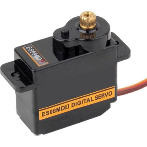 Free Shipping1pcs/lot ES08MD ES08MD II micro digital metal gear servos 12g/1.6kg/08 sec for RC Heli Airplane