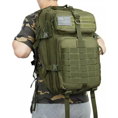 Large 50L Men Army Military Backpack Tactical Waterproof Outdoor Sport Hiking Fishing Camping Hunting 3D Mochila Rucksack Bags