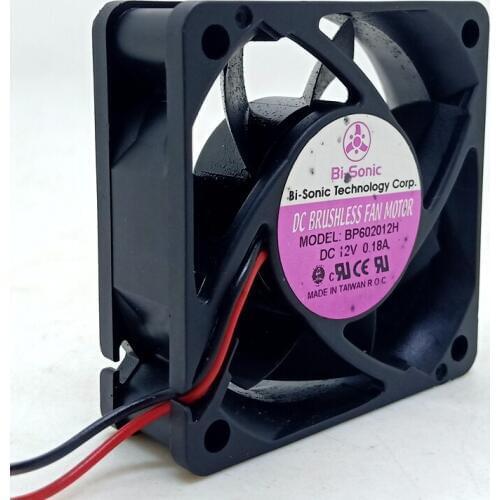 Bp602012h cooling fan 60mm 6020 12V double ball mute fan 6cm computer case power cooling fan