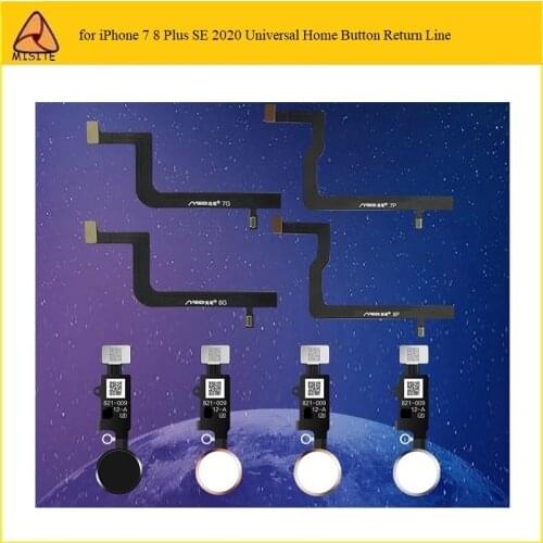 1Pc Tested Universal Button Return Line Flex Cable for iPhone 7 8 Plus SE 2020 Main Menu Keypad Button Spare Parts