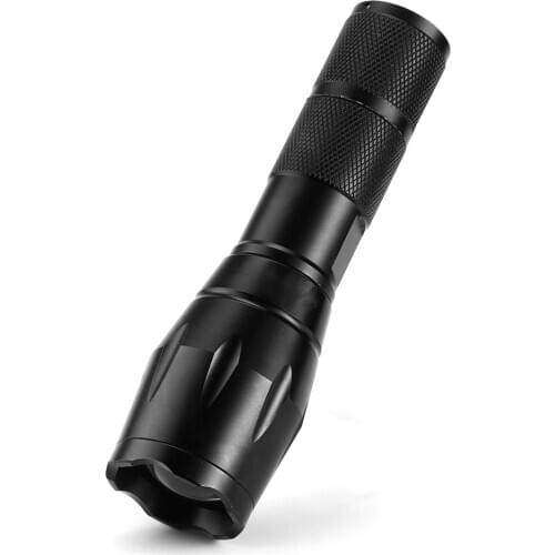 IR-850 Infrared Flashlight 1-mode Focus 850NM LED Flashlight Night Vision Camera Fill Light AAA 18650 IR Flashlight LED Lamp