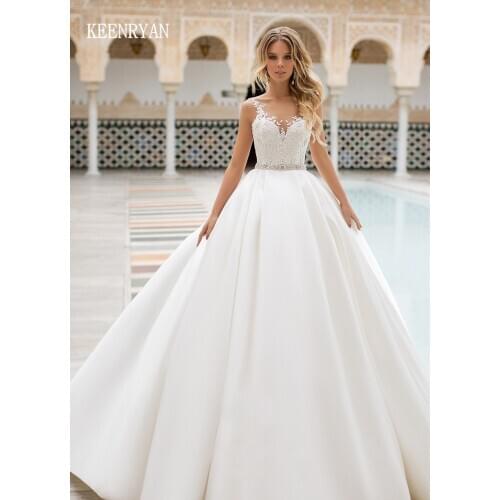 KEENRYAN V-neck Wedding Dresses