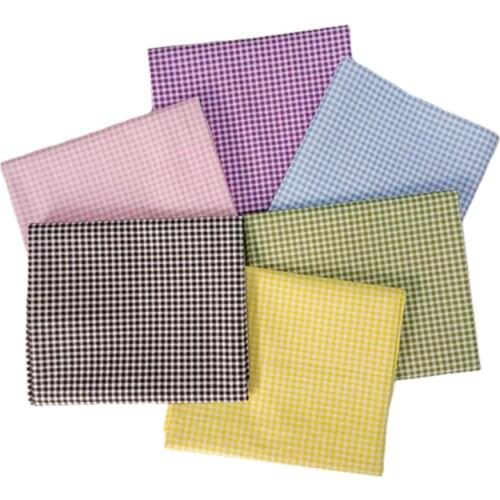 Printed Plaid Cotton Quilting Fabric by half meter for DIY Sewing Bed Sheet Dress making cotton fabri