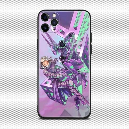 Funny Valentine D4C jojo anime Soft Silicone Phone case cover for iPhone SE 6s 7 8 Plus X XR XS 11 12 mini Pro max