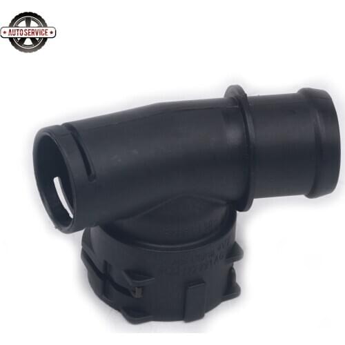 New 5QD122291AG Coolant Radiator Water Tank Connector For Audi A1 A3 Q3 TT Volkswagen Golf Passat Skoda Seat 2.0T 5Q0 122 291 T