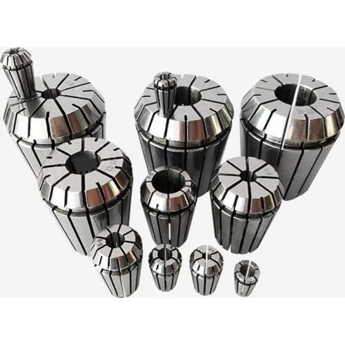 ER8 ER11 ER16 ER20 ER25 ER32 ER Precision Spring Chuck Chuck 0.008mm for CNC Milling Machine Engraving Machine Spindle Motor