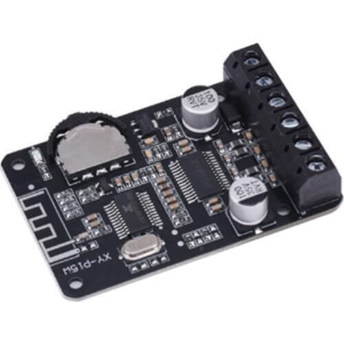 RISE-20W Stereo Bluetooth Power Amplifier Board 12V / 24V High Power Digital Power Amplifier Board XY-P15W Without Shell