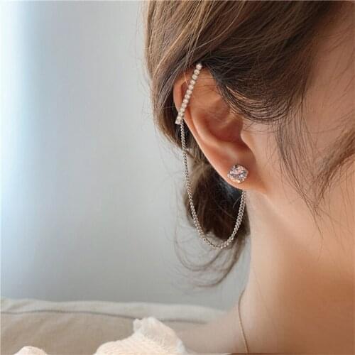 Ear Clip Jewelry Kolczyki Pendientes Cережки Cерьги Earrings For Women Unusual Vintage Korean Fashion Female Popular alloy