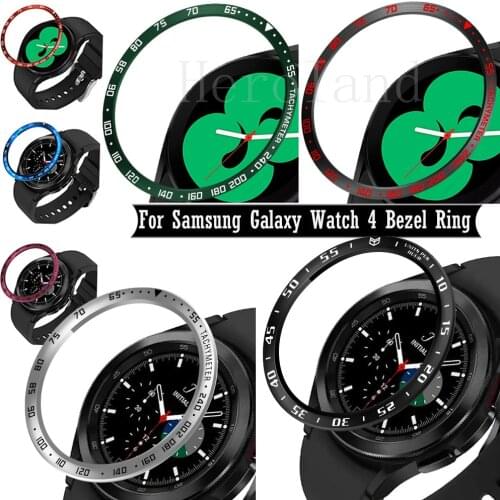 Steel Bezel Ring Metal Cover For Samsung Galaxy Watch 4 Classic 42mm 46MM SmartWatch Case Frame Protector cases shell Accessorie