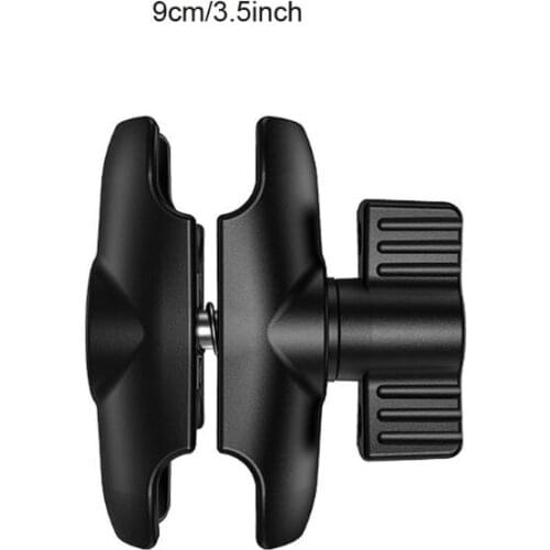 Universal 6cm 9cm Dual Socket 1inch Ball Head Extension Stick for Sport Camera Bicycle Motorcycle Holder Cellphone Mount