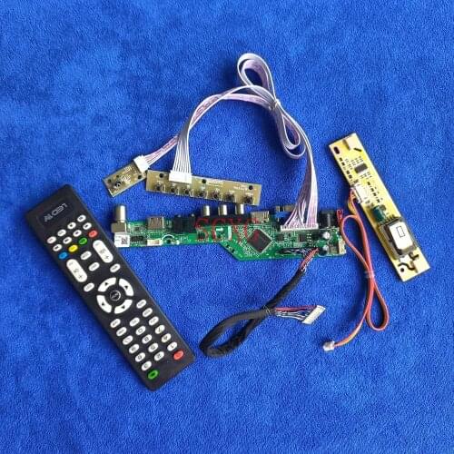 USB VGA AV HDMI-compatible Fit M190PW01/MT190AW02/TM190MCS01/02 2CCFL 30-Pin LVDS 1440*900 Analog LCD matrix controller card Kit